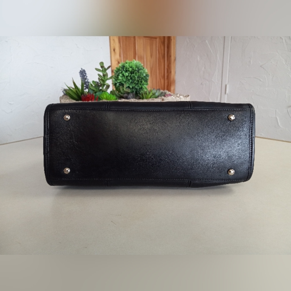 Coach Vintage Beaumont Satchel/Crossbody #9871, Navy Blue - Picture 10 of 16